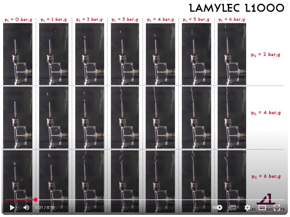 LAMYLEC microbubbles single-size monodisperse