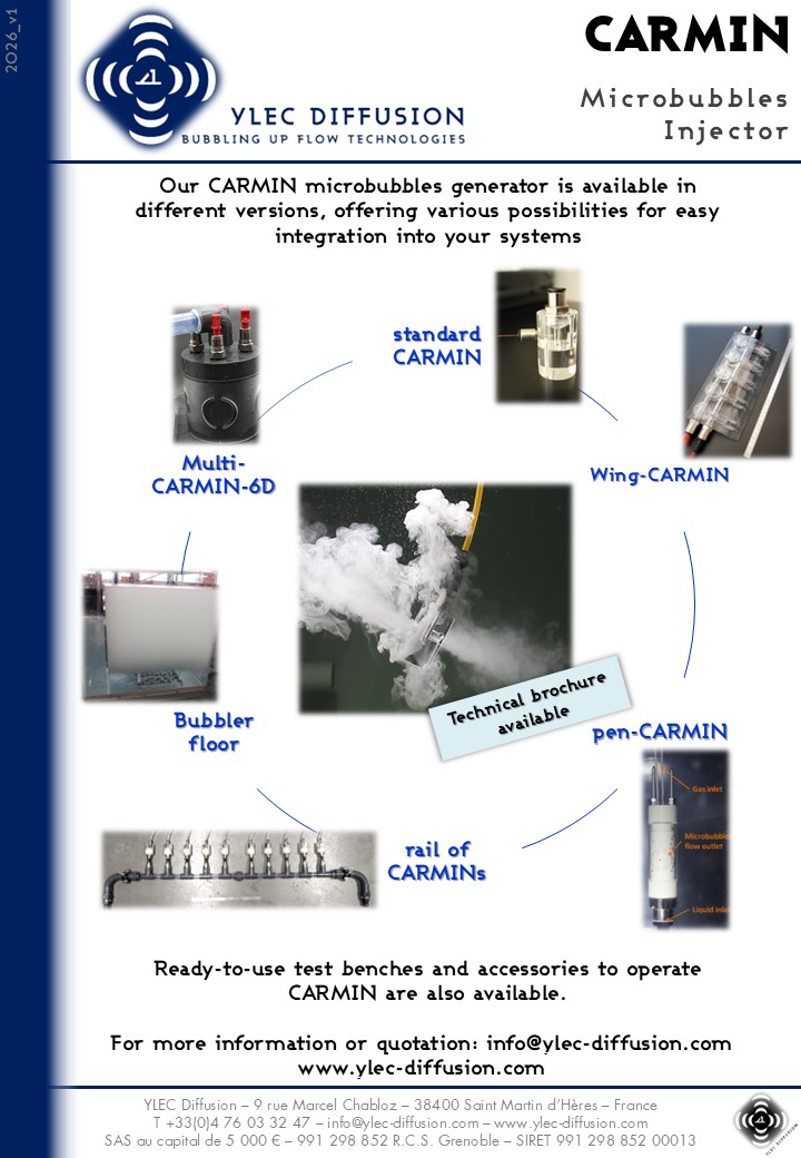 CARMIN microbubbles generator device